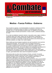 COMBATE digital: Agosto 2011 - Partido Socialista de los