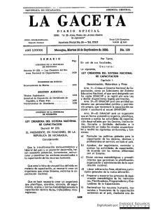 Diario Oficial de Nicaragua - No. 199 del 16 de septiembre 1986