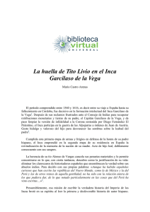 La huella de Tito Livio en el Inca Garcilaso de la Vega