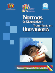 Norma de Diagnóstico y Tratamiento en Odontología