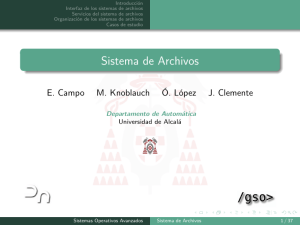 Sistema de Archivos