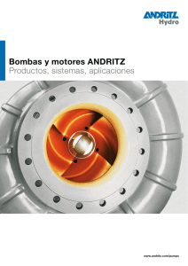Bombas y motores ANDRITZ - Productos, sistemas, aplicaciones