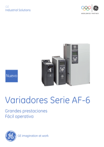 GE - Variadores Serie AF-6