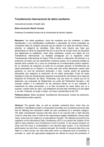 7. Articulo 4, Matín Huerta, Transferencia internacional de datos