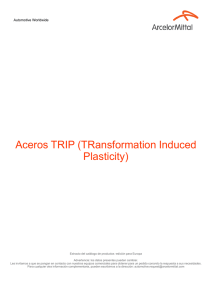 Aceros TRIP (TRansformation Induced Plasticity)