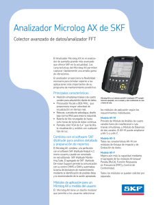 Analizador Microlog AX de SKF