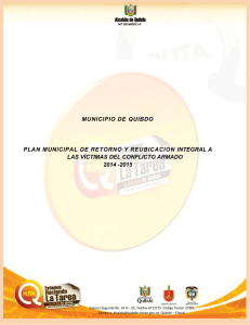 Plan del RYR - Municipio de Quibdó