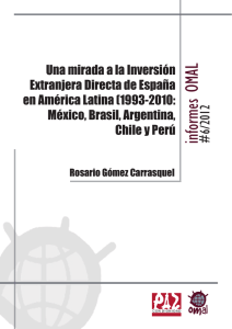 Una mirada a la IED de España en América Latina (1993