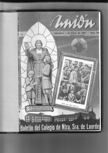 Unión ene. 1951 - Colegio Lourdes