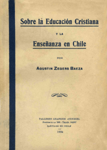 Sobre la Educación Cristiana Enseñanza en Chile