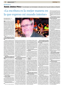 entrevista publicada en Diario de Ávila