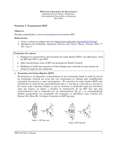 Práctica 7: Transistores BJT