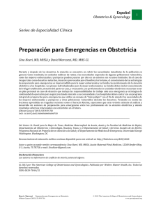 Preparación para Emergencias en Obstetricia
