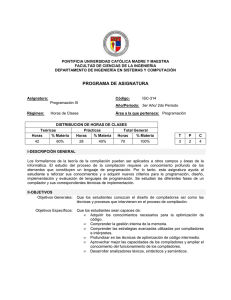 programa de asignatura - Cursos atendidos por Rodrigo Orizondo