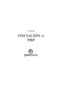 Manual iniciacion a php