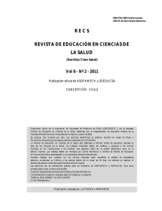 Revista RECS Vol 8 Num 2 - Universidad de Concepción