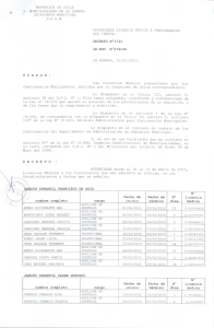 república de chile i. municipalidad de la granja secretaría municipal