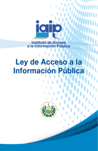 Ley de Acceso a la Información Pública