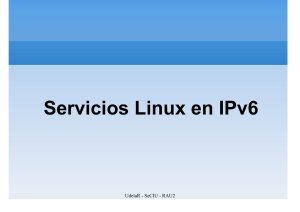 Servicios Linux en IPv6