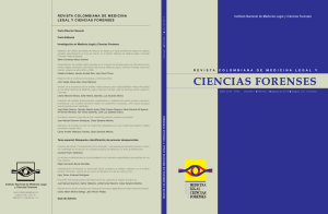 Revista Científica 2013 - Instituto Nacional de Medicina Legal y