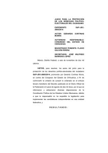 SUP-JDC-2665/2014 - Tribunal Electoral del Poder Judicial de la