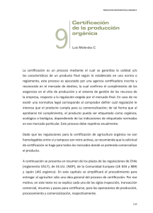 Certificación de la producción orgánica