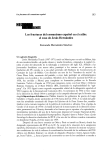 Las fracturas del comunismo español en el exilio: el caso de Jesús