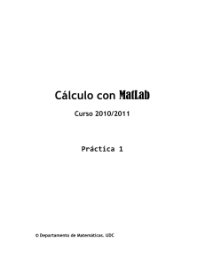 Cálculo con MatLab