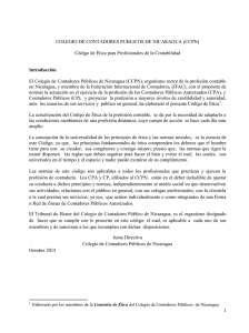 COLEGIO DE CONTADORES PUBLICOS DE NICARAGUA (CCPN