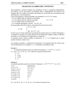 gramaticas libres del contexto