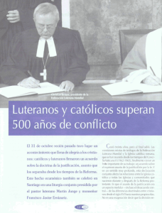 Luteranos y católicos superan 500 años de conflicto