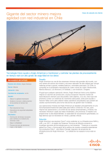 Gigante del sector minero mejora agilidad con red industrial en Chile