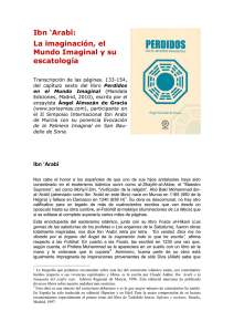 Acerca del Mundo Imaginal - Muhyiddin Ibn Arabi Society Latina