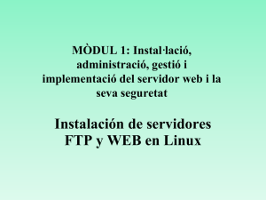 5. instalar y configurar servidor ftp en linux