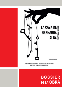 La casa de Bernarda Alba: dossier de prensa