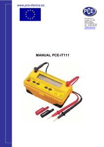 manual pce-it111
