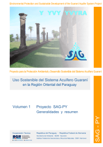 Uso Sostenible del Sistema Acuífero Guaraní en la - BGR