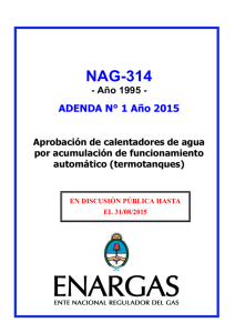 Adenda 1- NAG-314 - Ente Nacional Regulador del Gas
