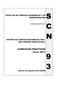 Sistema de Cuentas Nacionales 2011 - FCEA