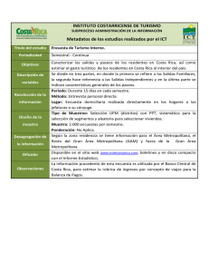 pdf I Semestre 2010 - Instituto Costarricense de Turismo
