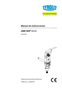 Manual de instrucciones DME19DP