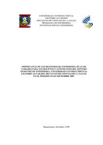 universidad centrooccidetal lisandro alvarado decanato de ciencias