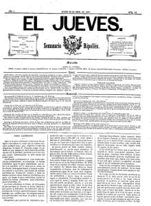 El Jueves 18870428 - Arxiu Comarcal del Ripollès