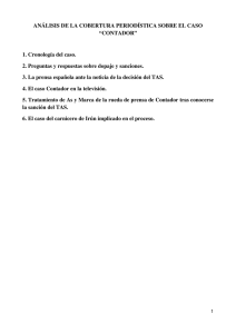 Cobertura periodística del Caso Contador