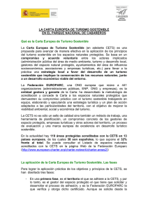 (CETS) en Cabañeros - Ministerio de Agricultura, Alimentación y