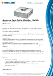 Bobina de Cable Cat 5e, Multifilar, 24 AWG - Mh-Int