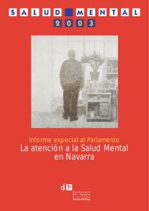 La atención a la Salud Mental en Navarra - OME-AEN
