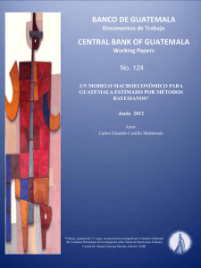 Modelo Bayesiano - Banco de Guatemala