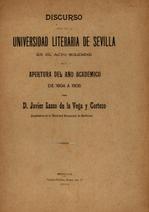 universidad literaria de sevilla - Biblioteca Virtual de Andalucía