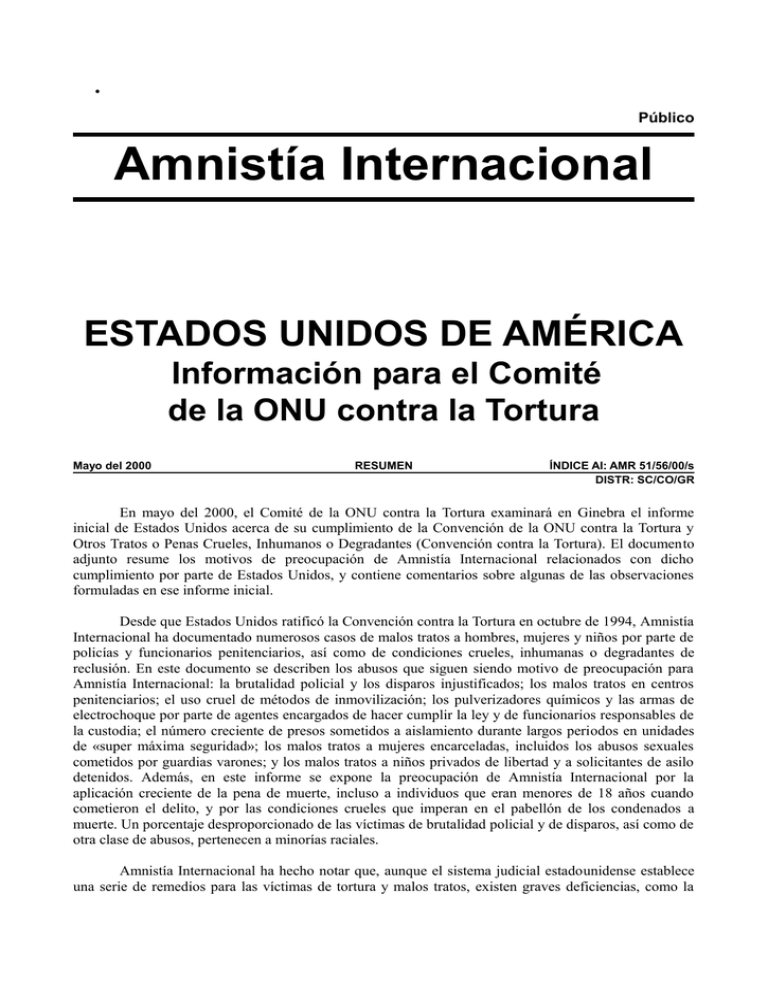 Amnistía Internacional